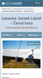 Mobile Screenshot of lanovka-cerna-hora.cz
